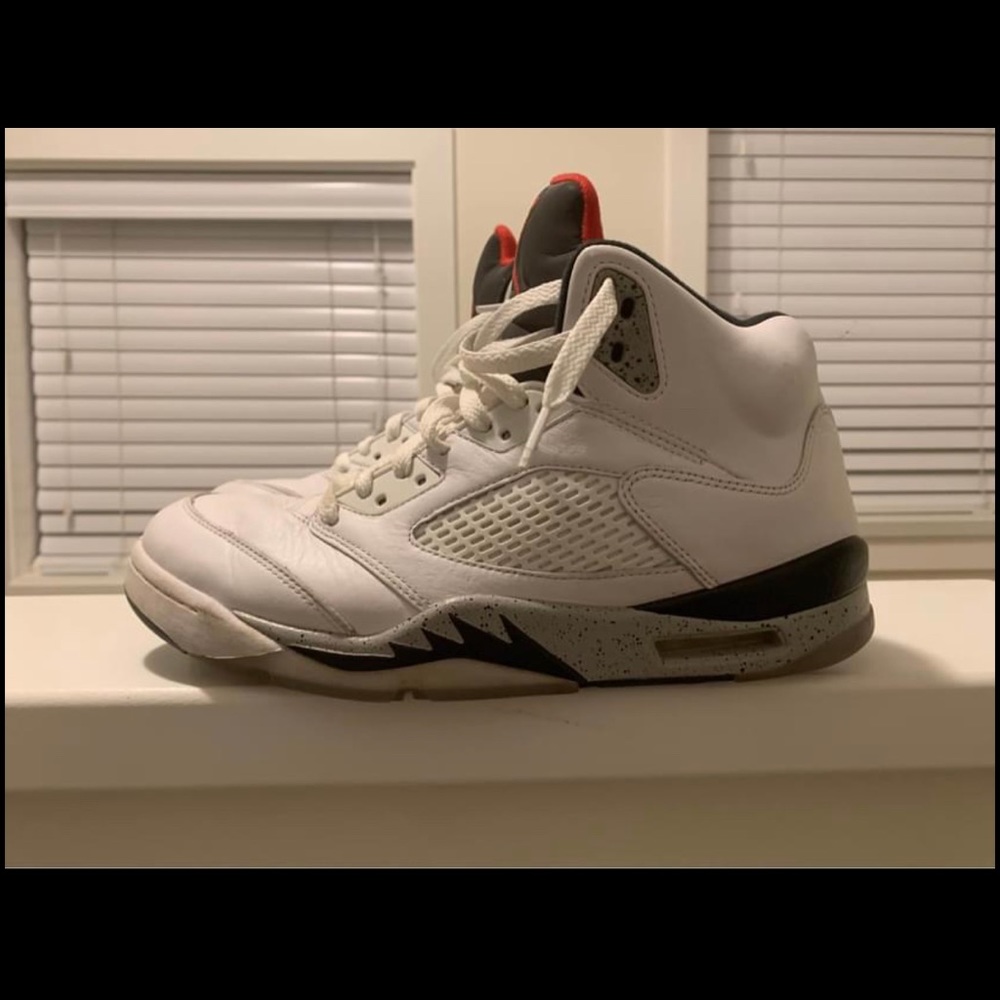 Jordan 5 white cements